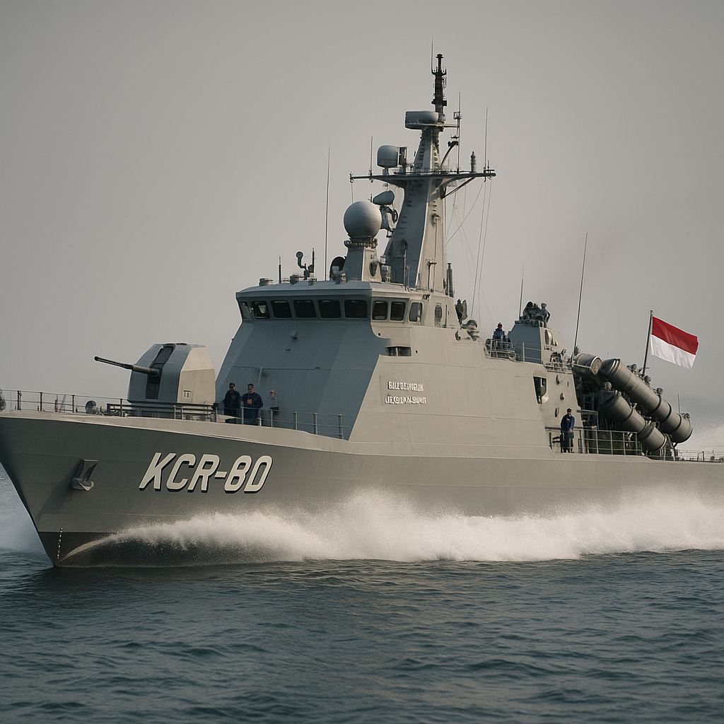 TNI AL Uji Kapal Cepat Rudal KCR-80 Hasil Kolaborasi PT PAL dan Galangan Swasta