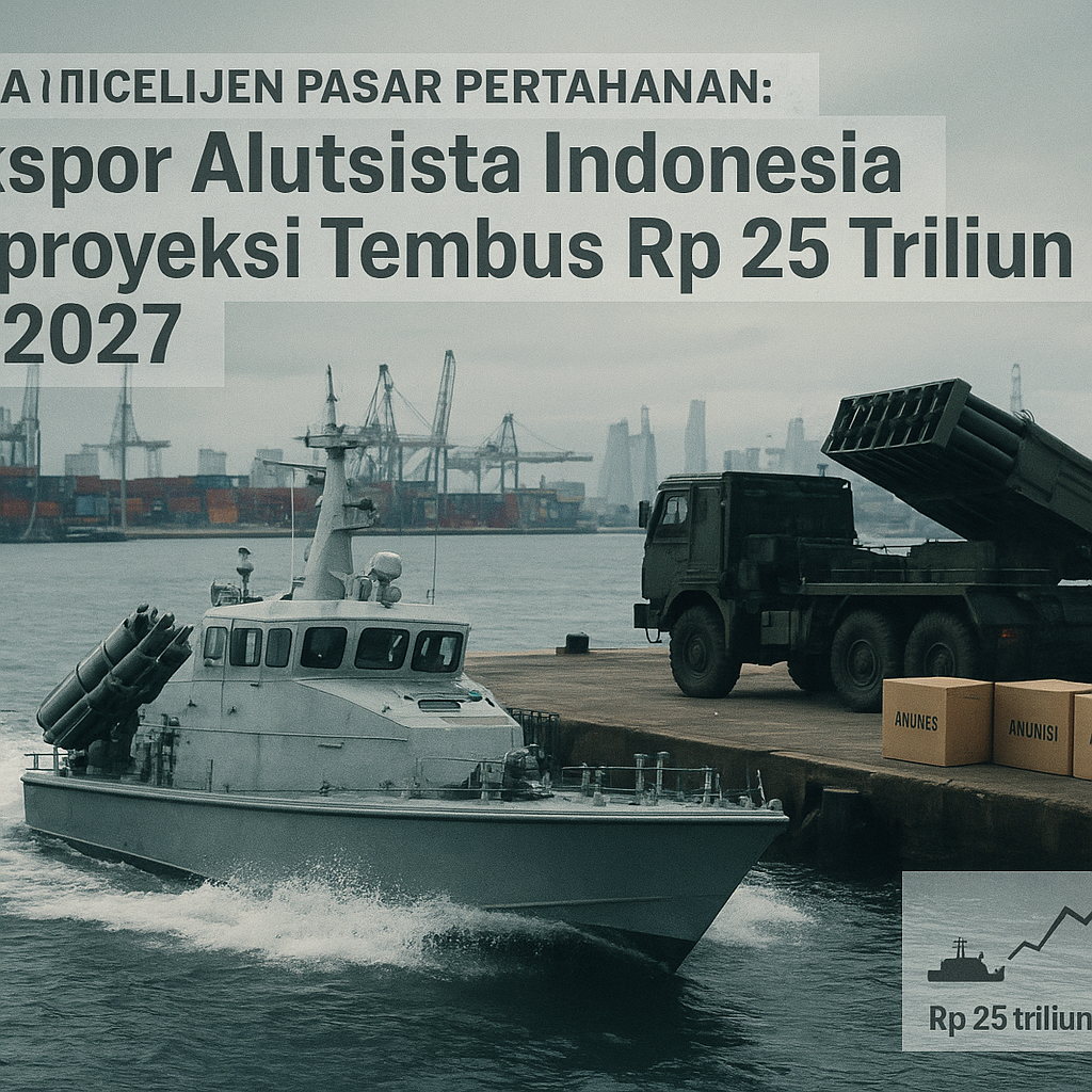Data Intelijen Pasar Pertahanan: Ekspor Alutsista Indonesia Diproyeksi Tembus Rp 25 Triliun di 2027