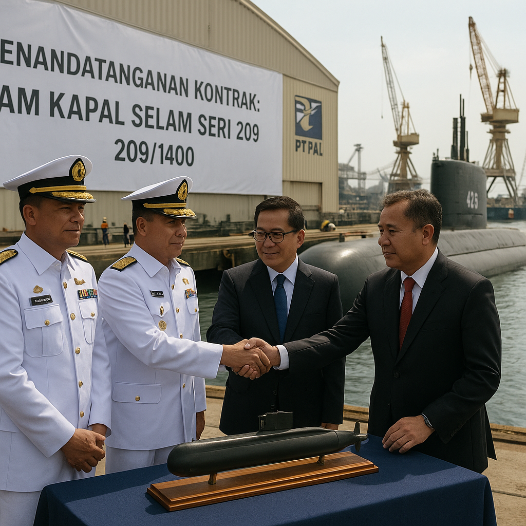 Optimalisasi Kebutuhan Alutsista: TNI AL Pesan Enam Kapal Selam Baru dari PT PAL