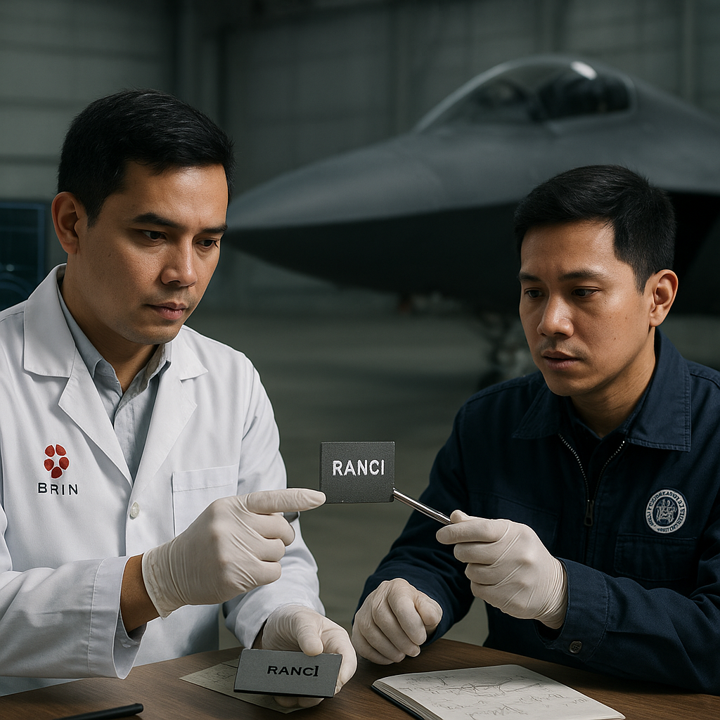 Riset & Inovasi Alutsista: BRIN Kembangkan Material Nano Coating untuk Siluman Pesawat Tempur