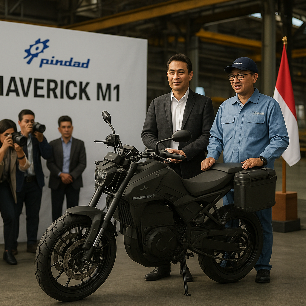 PT Pindad Luncurkan Motor Listrik Taktis Maverick M1 untuk Operasi Gerilya Perkotaan