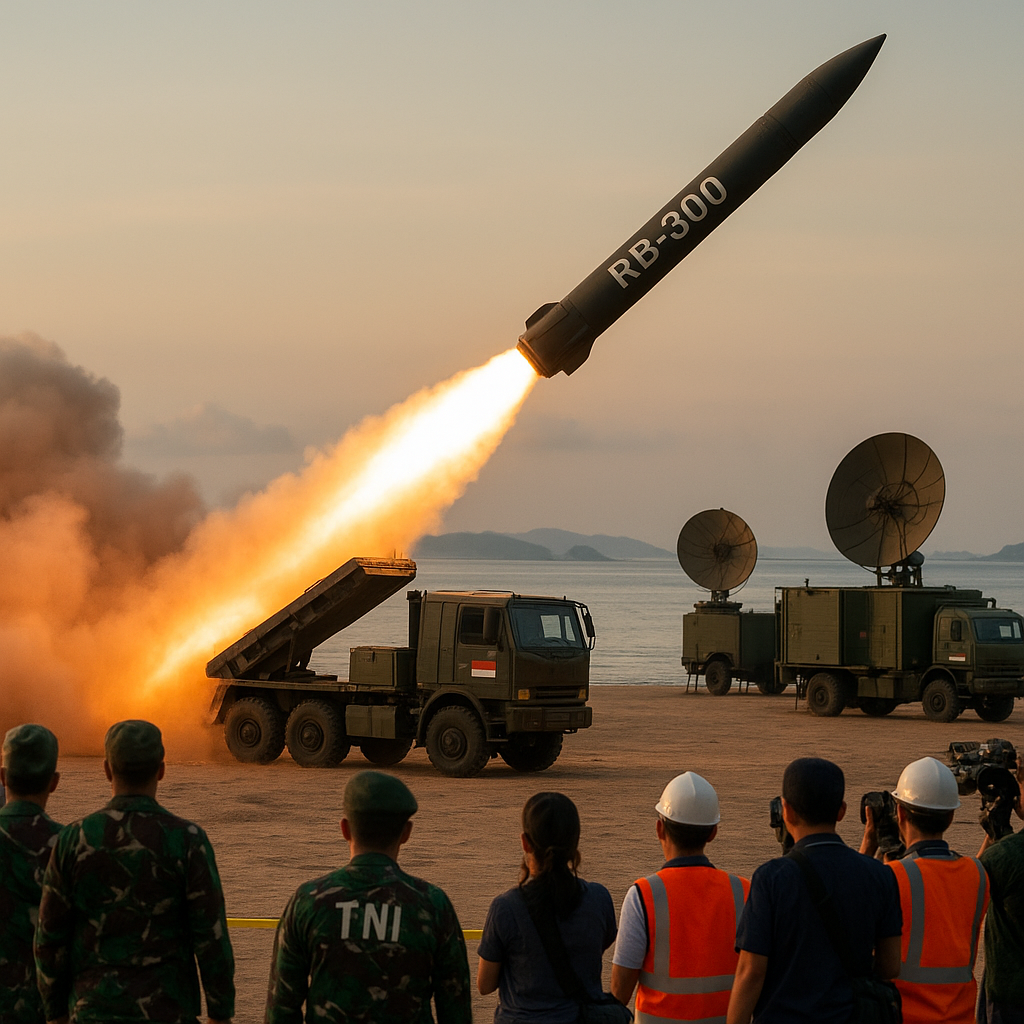 Uji Tembak Rudal Balistik Jarak Pendek RB-300 Berhasil, Jangkauan 450 Km dengan Hulu Ledak Cluster