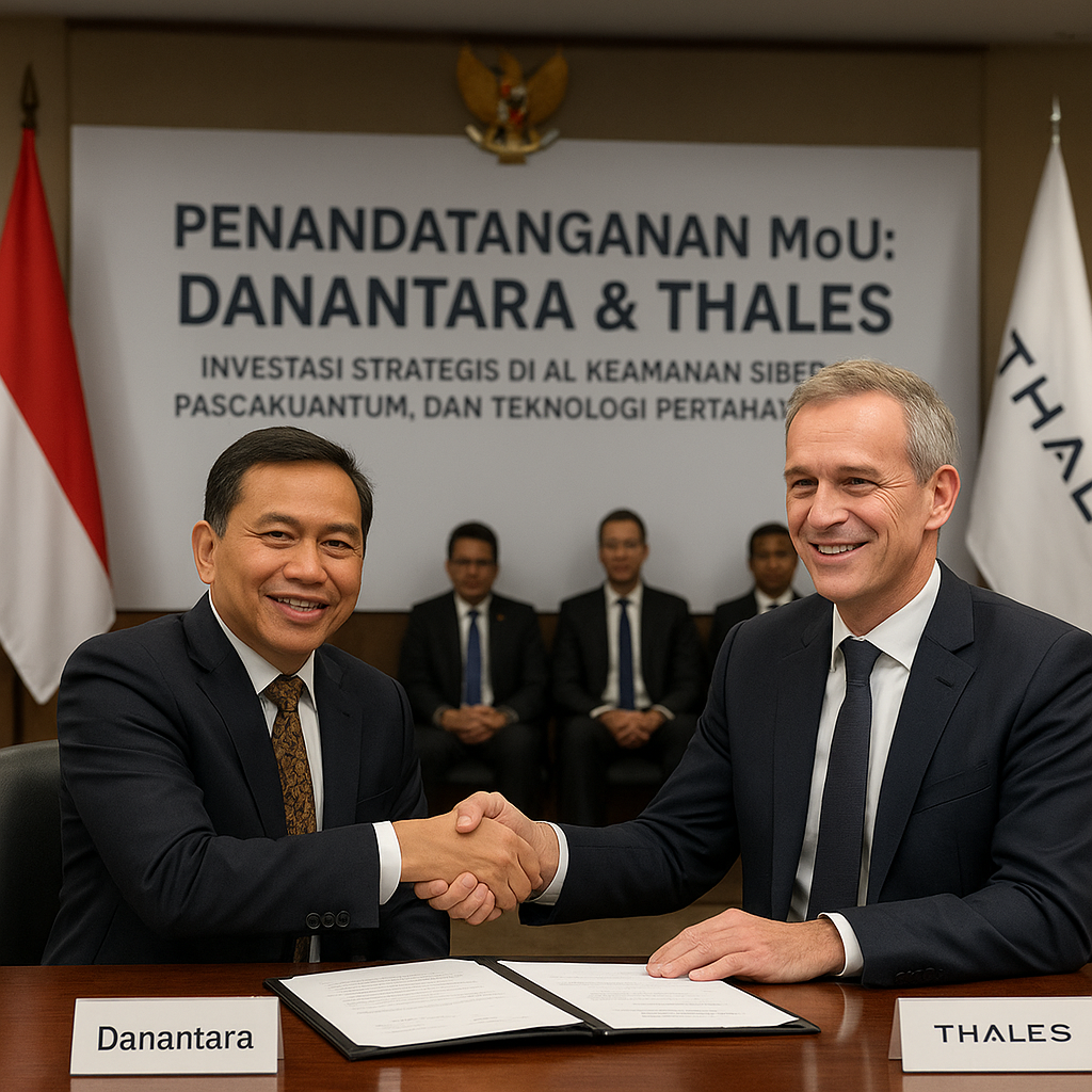 Danantara dan Thales Jajaki Investasi Strategis di Bidang AI, Keamanan Siber, dan Teknologi Pertahanan Pascakuantum