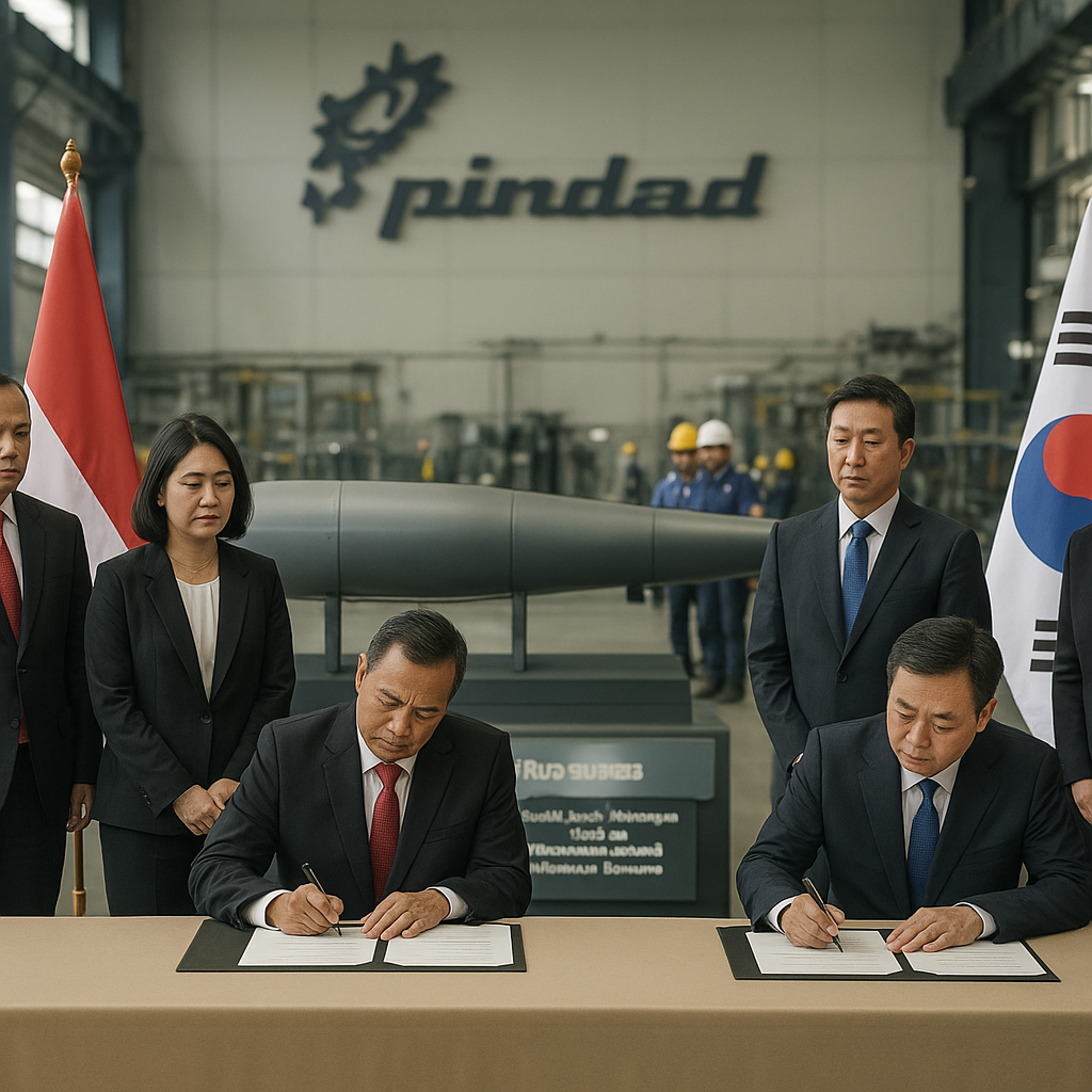 Indonesia dan Korea Selatan Sepakati Produksi Bersama Rudal Balistik Jarak Menengah