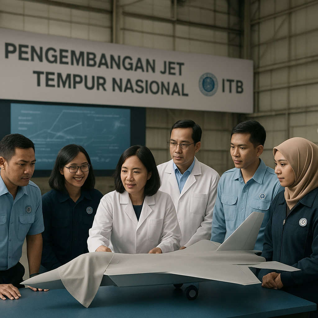 Pengembangan Jet Tempur Nasional: PTDI dan ITB Kolaborasi Desain Aerodinamika Generasi 5