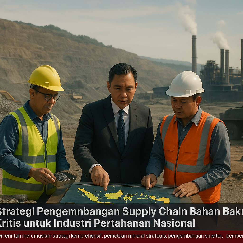 Strategi Pengembangan Supply Chain Bahan Baku Kritis untuk Industri Pertahanan Nasional