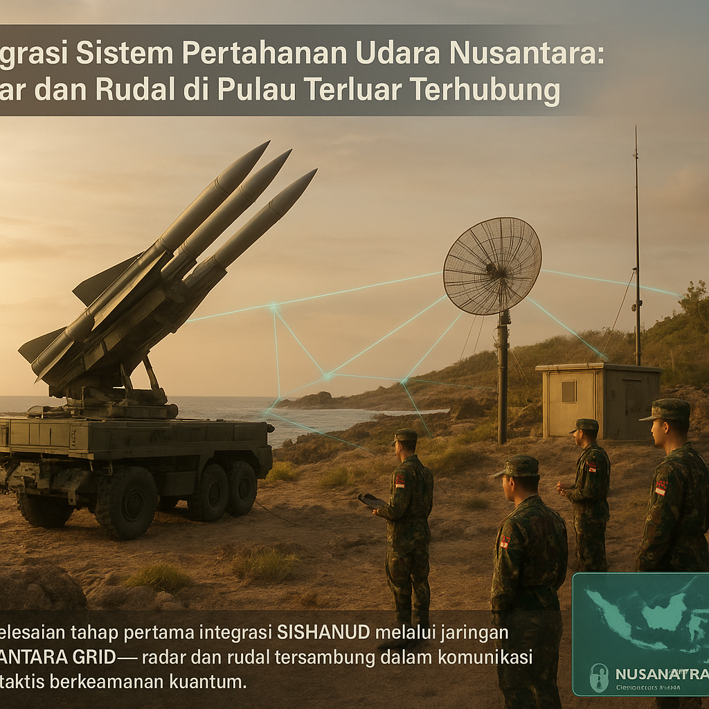 Integrasi Sistem Pertahanan Udara Nusantara: Radar dan Rudal di Pulau Terluar Terhubung