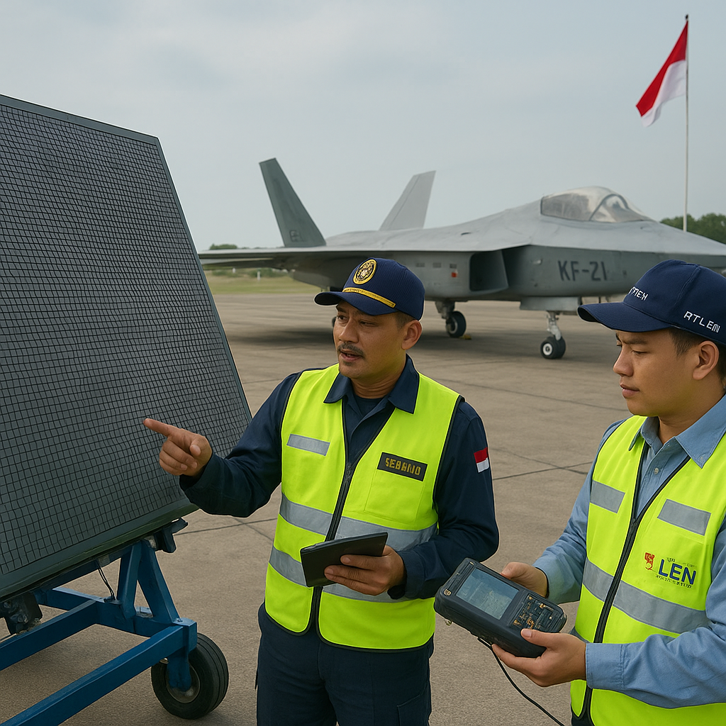 Litbang Kemhan Uji Coba Radar AESA untuk Pesawat Tempur KF-21 Boramae