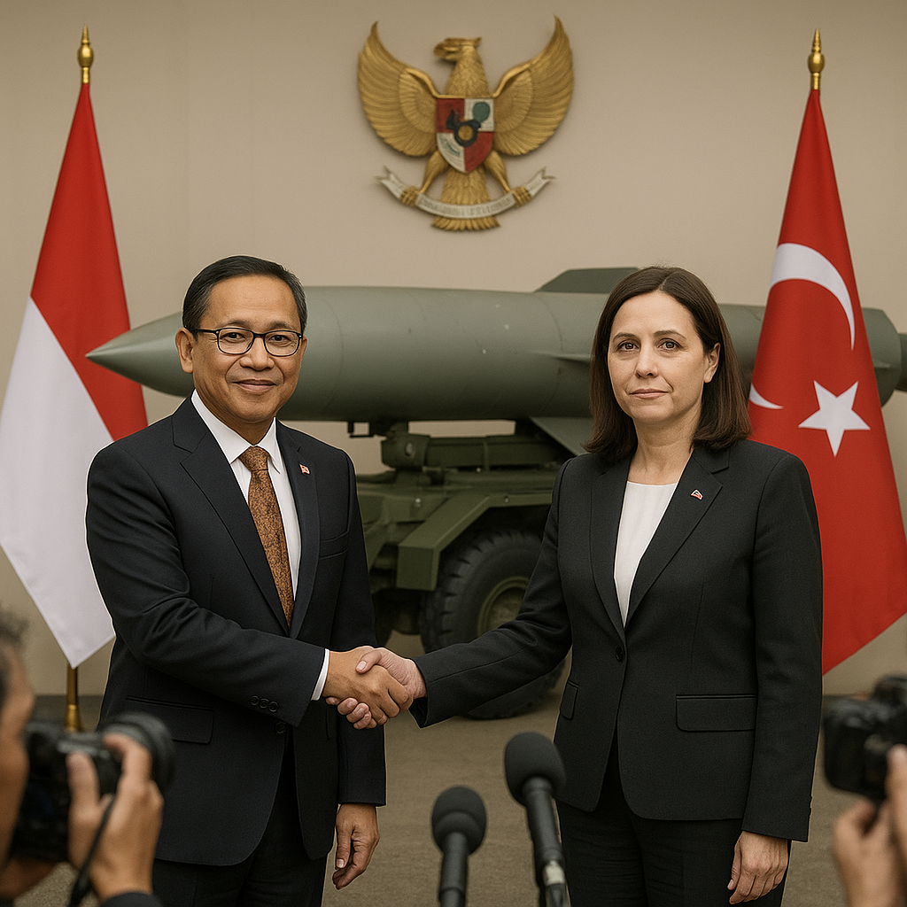 Indonesia dan Turki Jajaki Kerja Sama Produksi Rudal Balistik Jarak Menengah