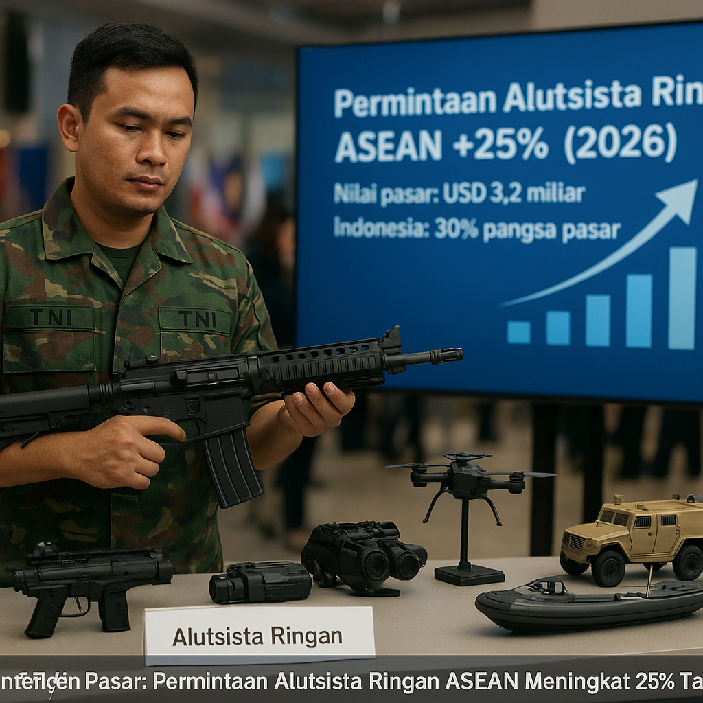 Data Intelijen Pasar: Permintaan Alutsista Ringan ASEAN Meningkat 25% Tahun 2026
