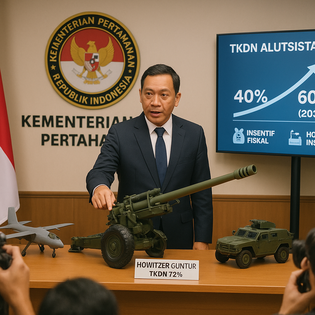Kemenhan Targetkan TKDN Alutsista Minimal 60% pada 2030