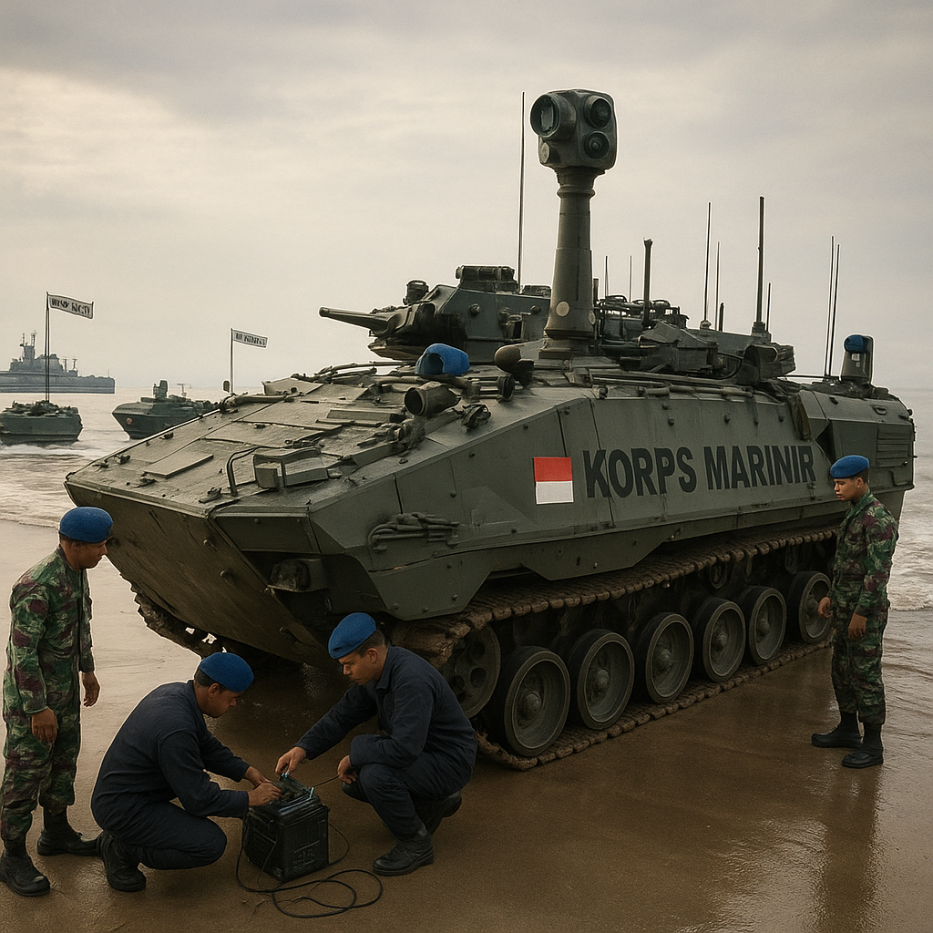 KSAL: Total 105 Unit Amfibi AAV M-35 Diproyeksikan Perkuat Tiga Pasmar Korps Marinir