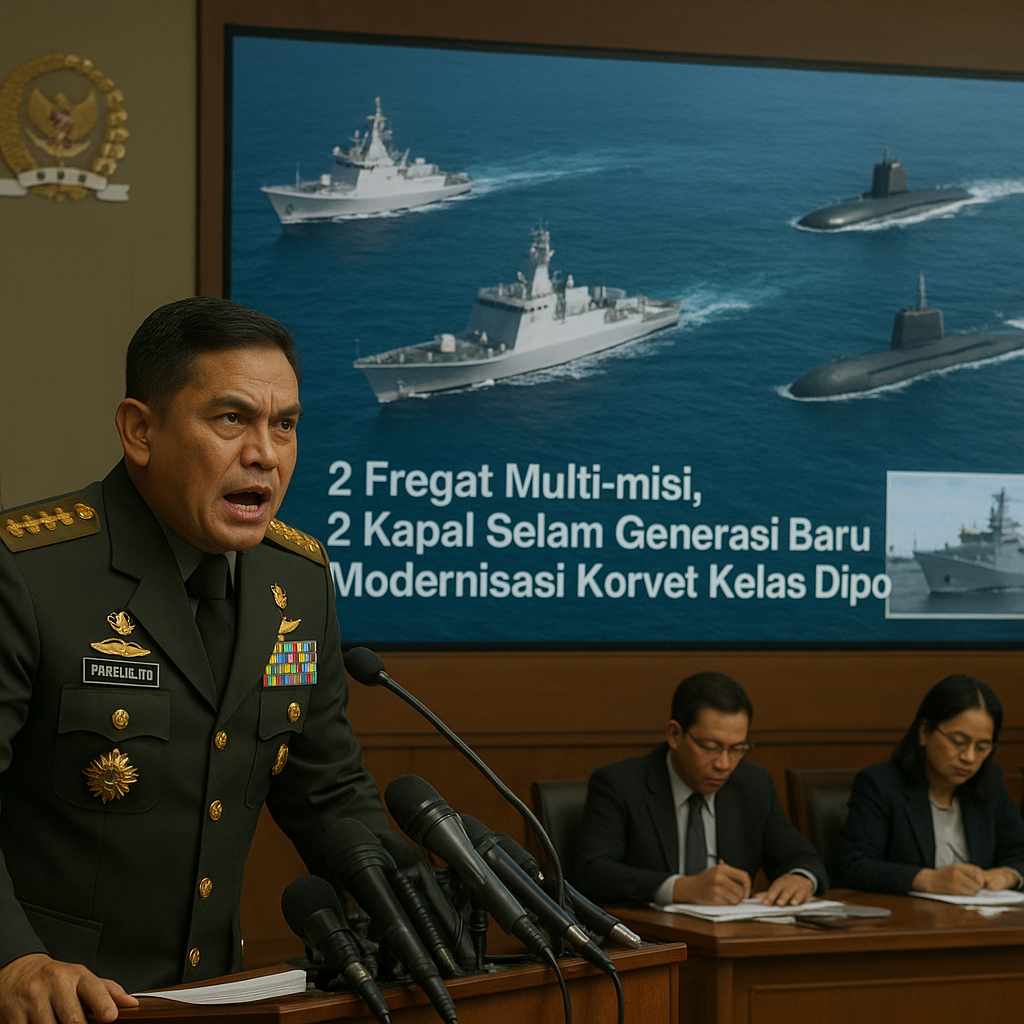 Panglima TNI Paparkan Modernisasi Armada Laut, Target Fregat dan Kapal Selam Generasi Baru