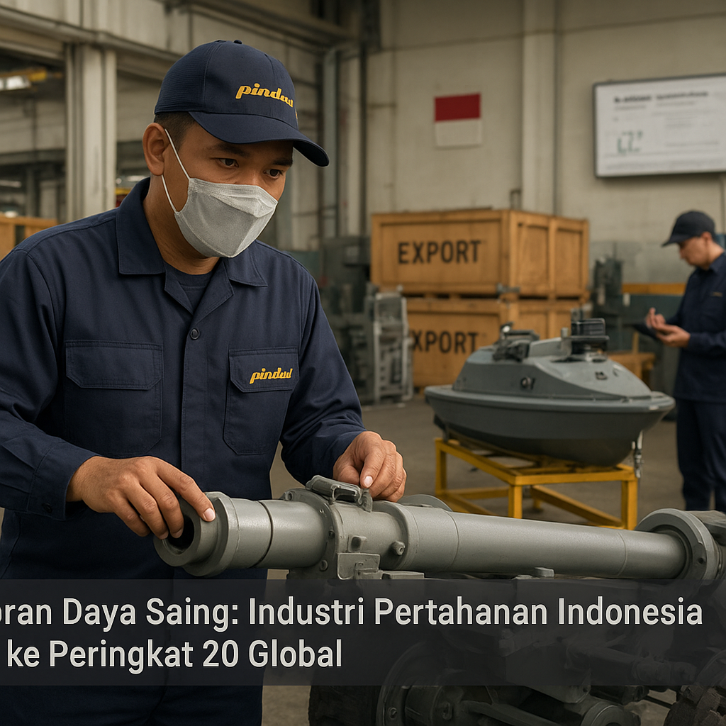 Laporan Daya Saing: Industri Pertahanan Indonesia Naik ke Peringkat 20 Global