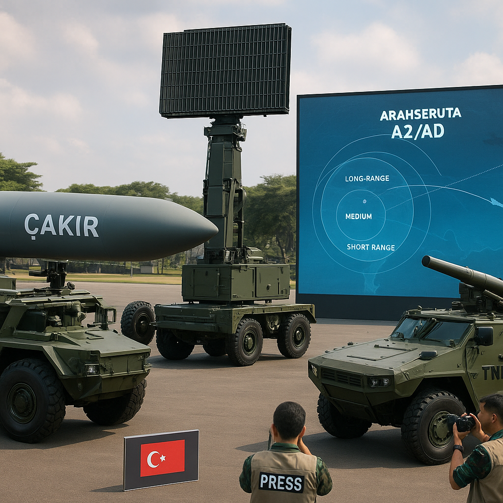 Paket Akuisisi Komprehensif Cakir dan Sistem Rudal Turki: Analisis Dampak pada Multi-Layered Air Defence dan Anti-Access/Area Denial (A2/AD)