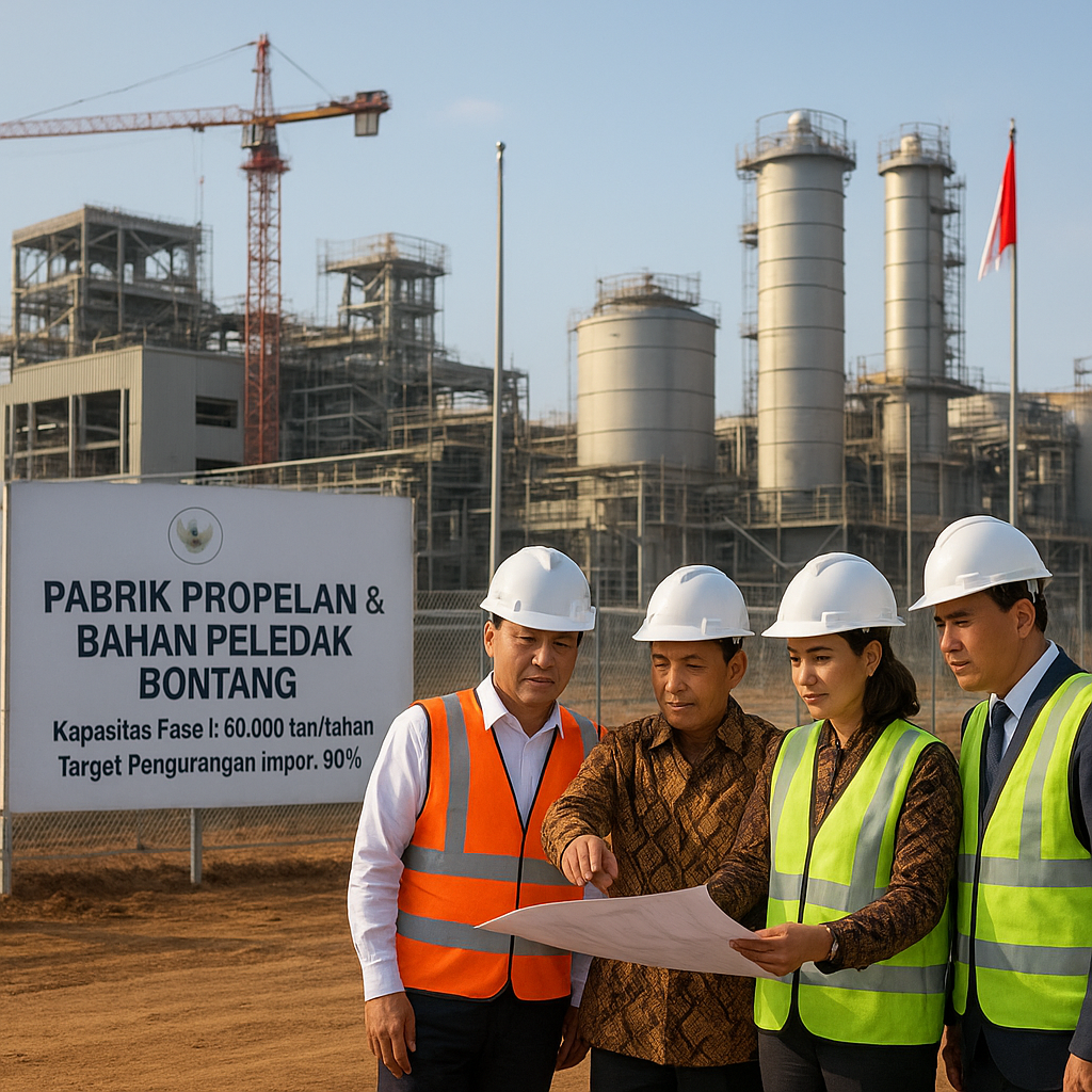 Strategi Kemandirian: Indonesia Bangun Pabrik Propelan dan Bahan Peledak untuk Suplai Alutsista Lokal