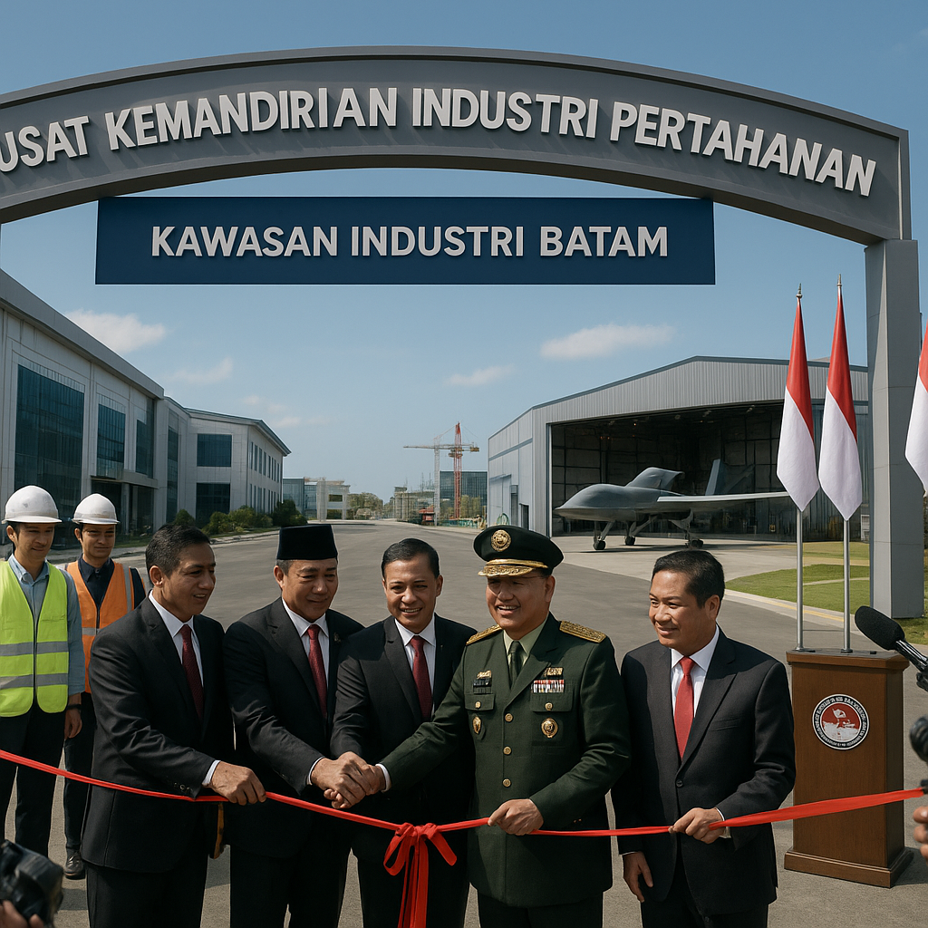 Kemenhan Resmikan Pusat Kemandirian Industri Pertahanan di Kawasan Industri Batam