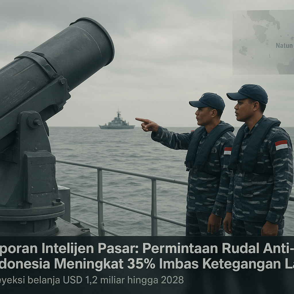 Laporan Intelijen Pasar: Permintaan Rudal Anti-Kapal Indonesia Meningkat 35% Imbas Ketegangan Laut Natuna
