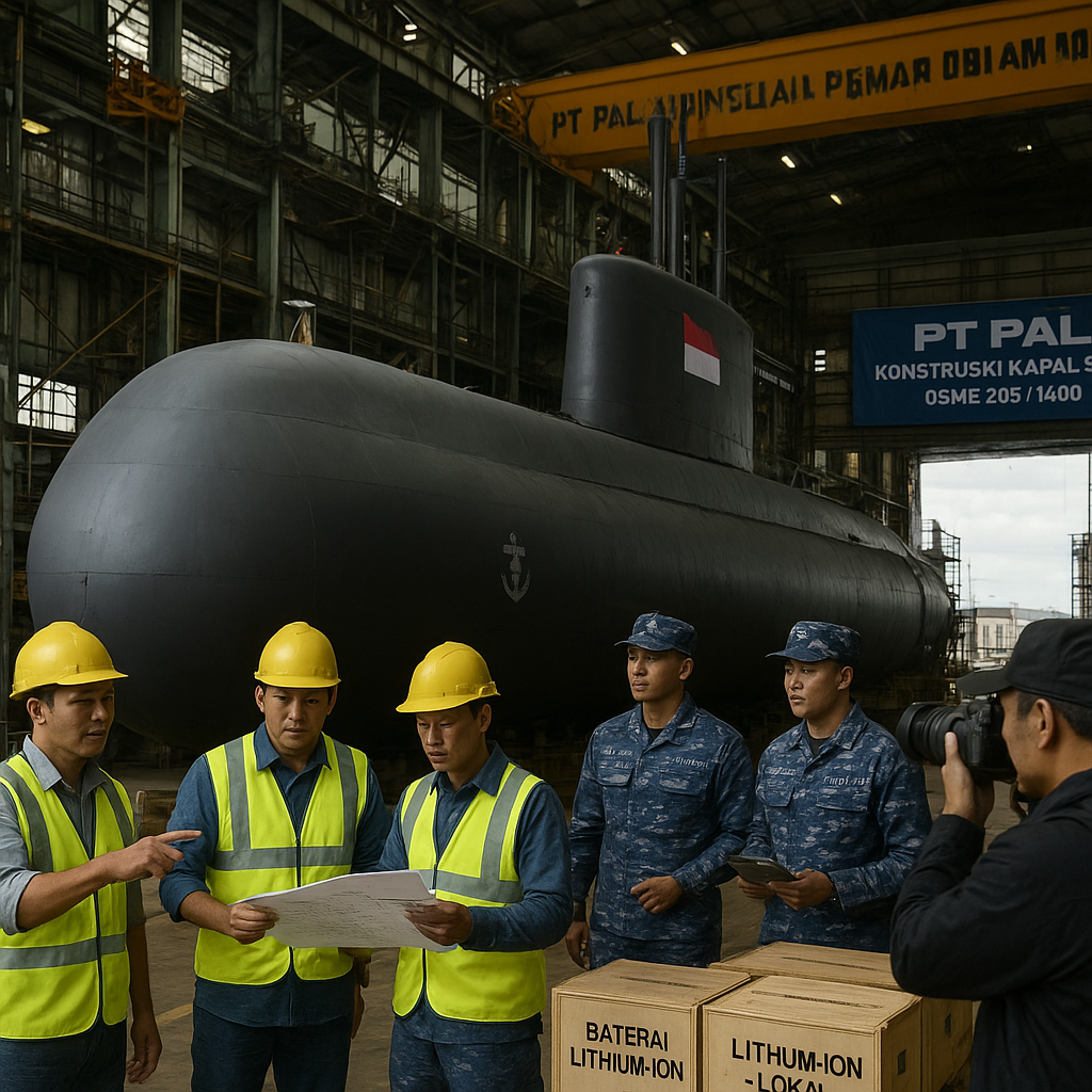 PT PAL Rampungkan Tahap Akhir Konstruksi Kapal Selam DSME 209/1400 untuk TNI AL