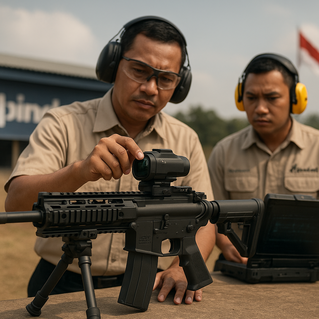 PT Pindad Uji Coba Senapan Serbu SSS-2 Modular dengan Smart Optik Buatan Dalam Negeri