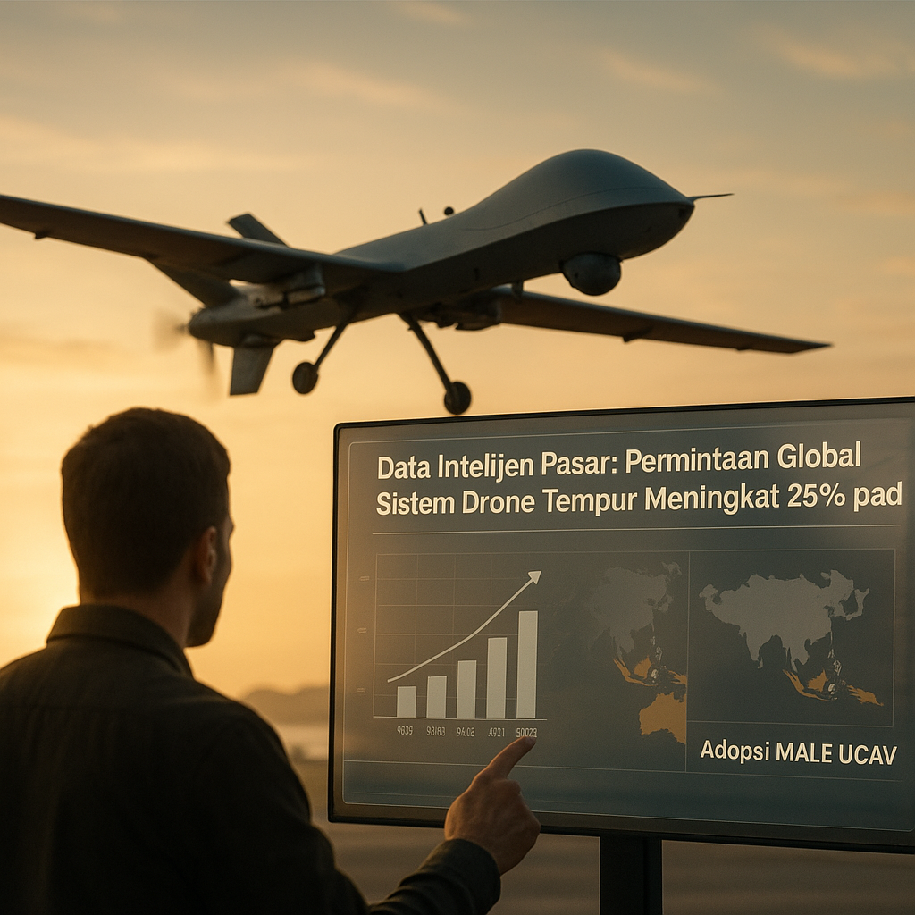 Data Intelijen Pasar: Permintaan Global Sistem Drone Tempur Meningkat 25% pada 2026