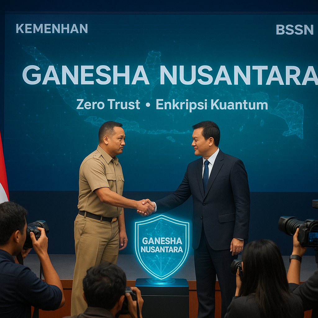 Kemenhan Perkuat Keamanan Siber dengan Peluncuran Sistem Pertahanan Jaringan 'Ganesha Nusantara'