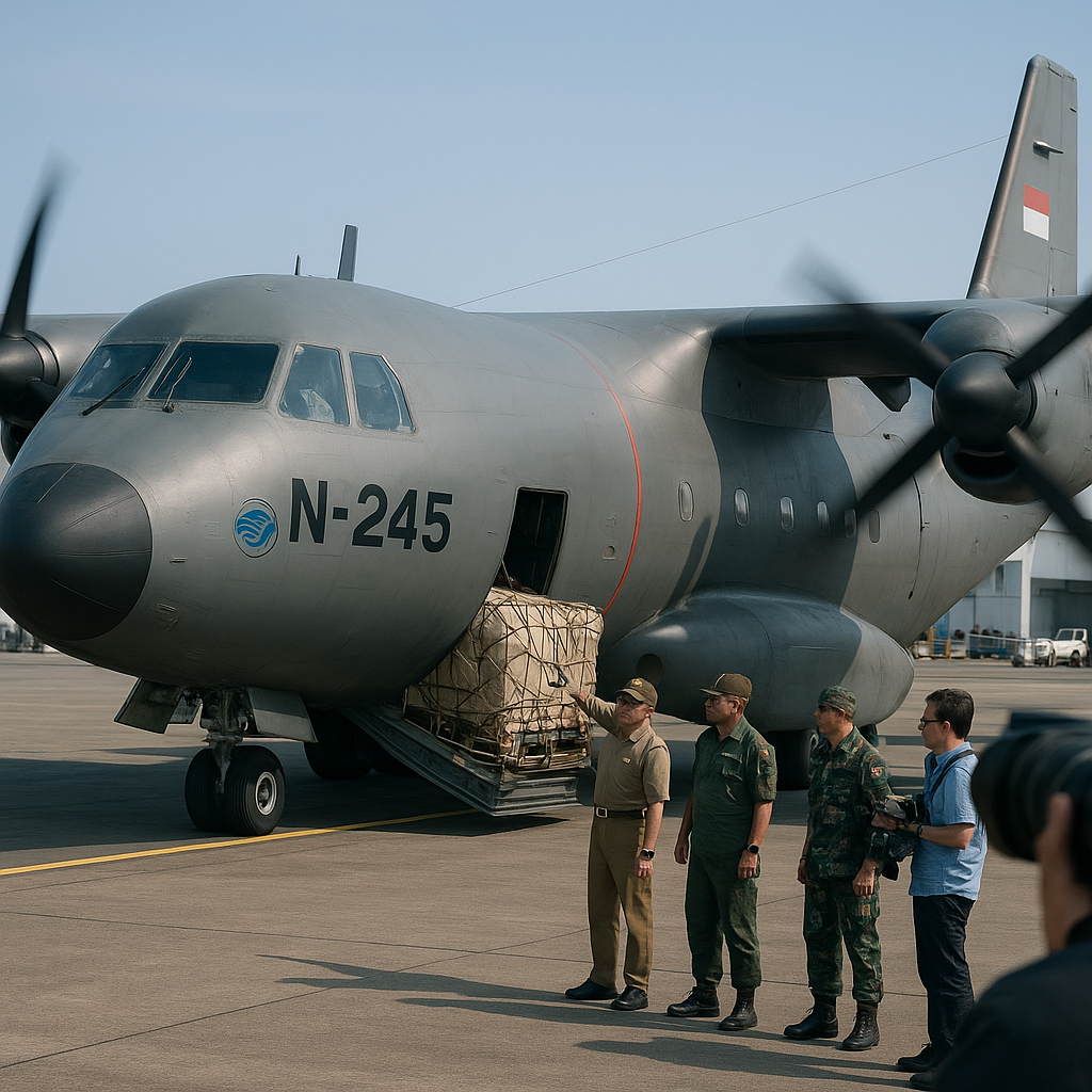PT Dirgantara Indonesia Kembangkan Pesawat Angkut Militer N-245 Generasi Berikut