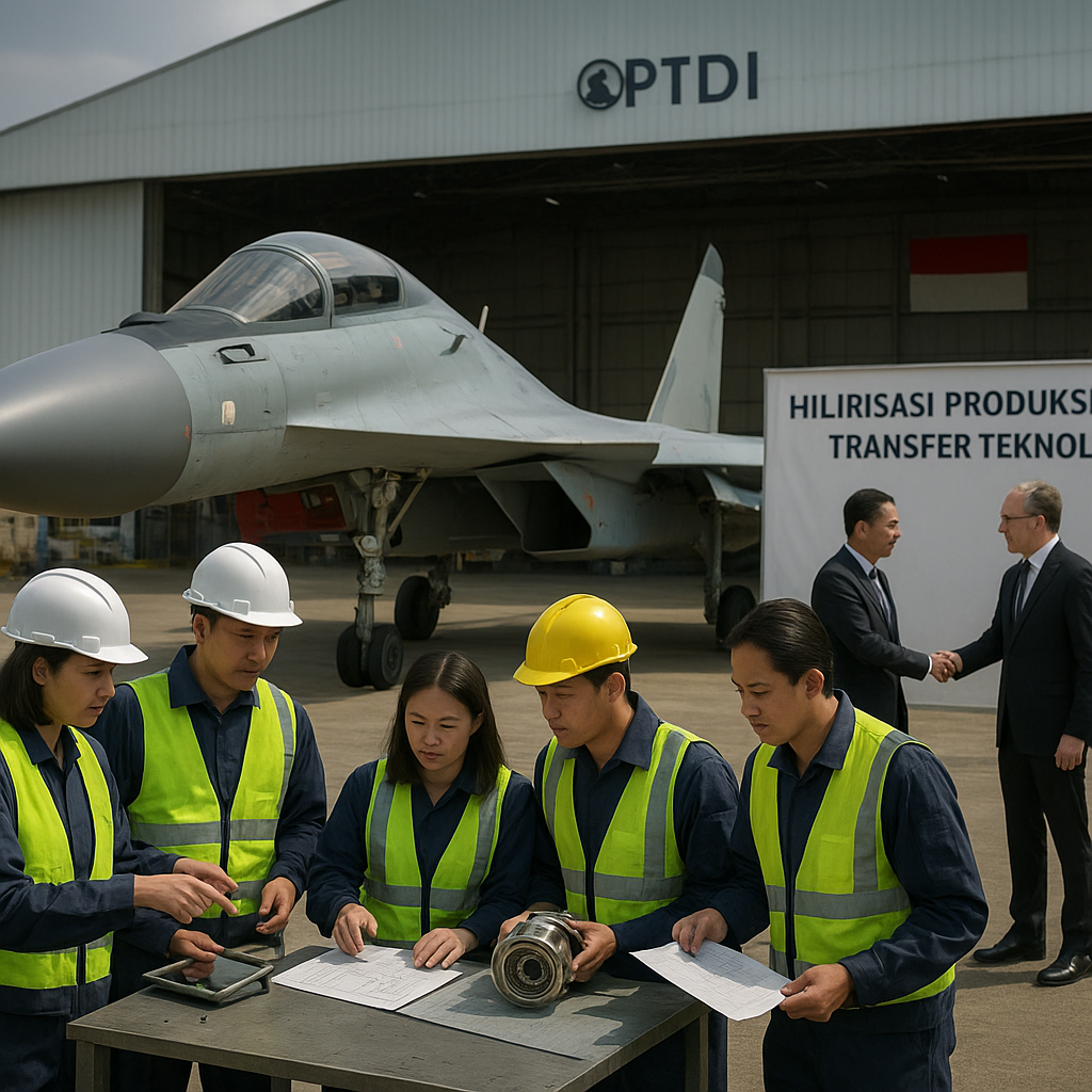 Menuju Kemandirian Industri Pertahanan: Rencana Hilirisasi Produksi Su-35 dengan Transfer Teknologi 80 Persen