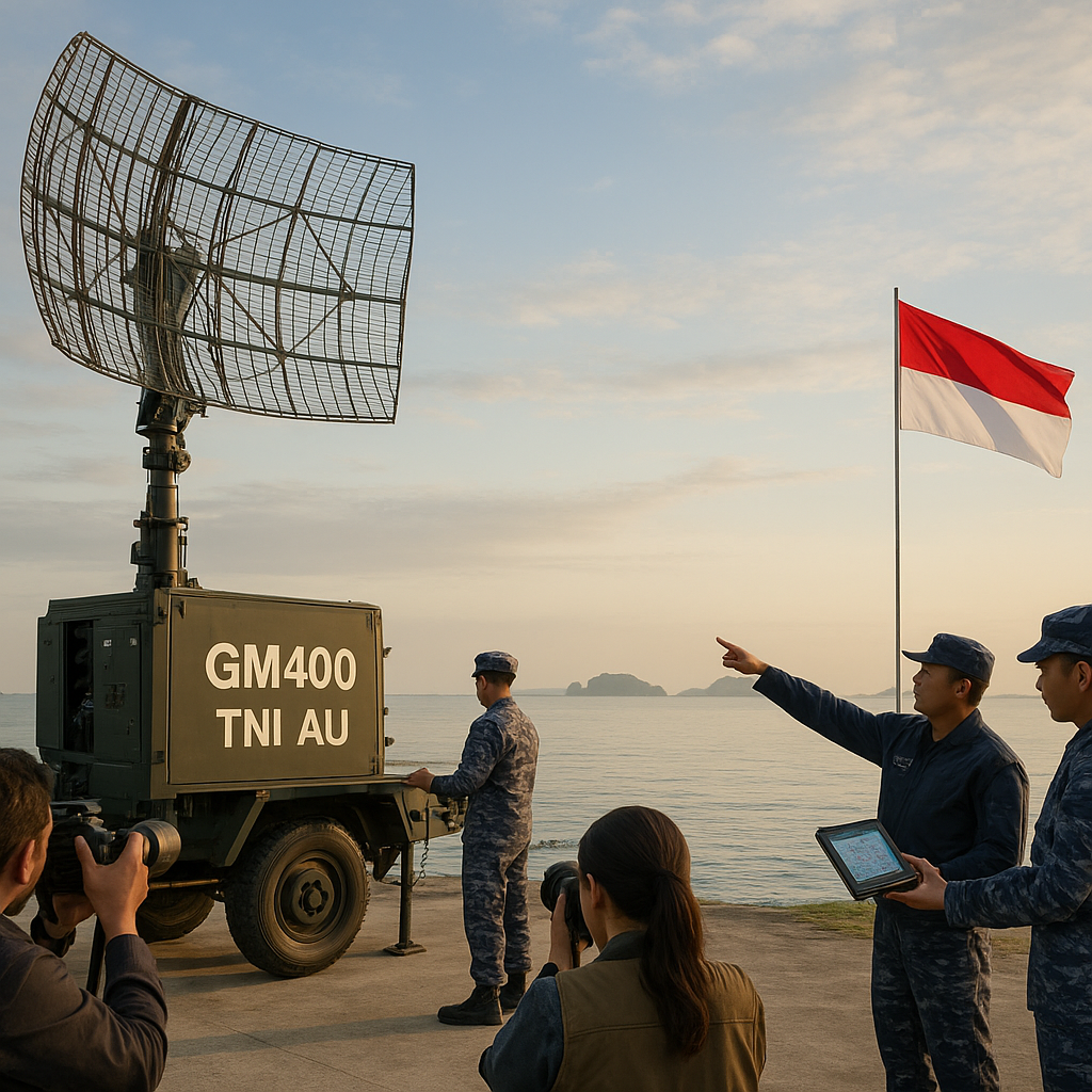 TNI AU Resmi Operasikan Radar Pertahanan Udara Mobile GM400 di Natuna