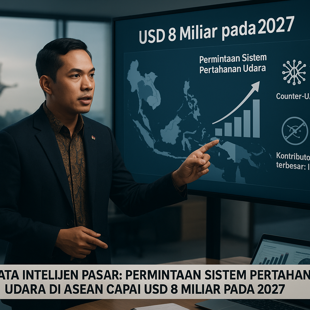 Data Intelijen Pasar: Permintaan Sistem Pertahanan Udara di Asean Capai USD 8 Miliar pada 2027