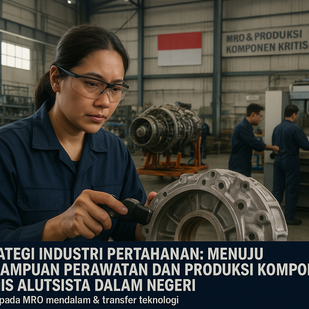 Strategi Industri Pertahanan: Menuju Kemampuan Perawatan dan Produksi Komponen Kritis Alutsista Dalam Negeri