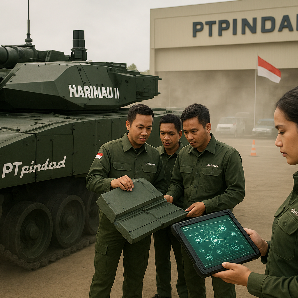 Pengembangan Tank Medium Harimau II: Fokus pada Survivabilitas dan Jaringan Data Link