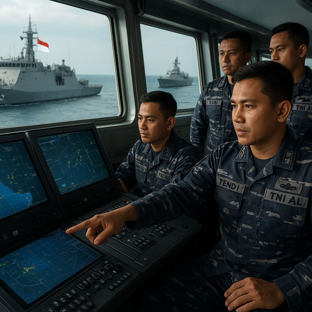 Sistem Kendali Senjata Terintegrasi Jaringan Tempur Indonesia Siap Dioperasikan di KRI