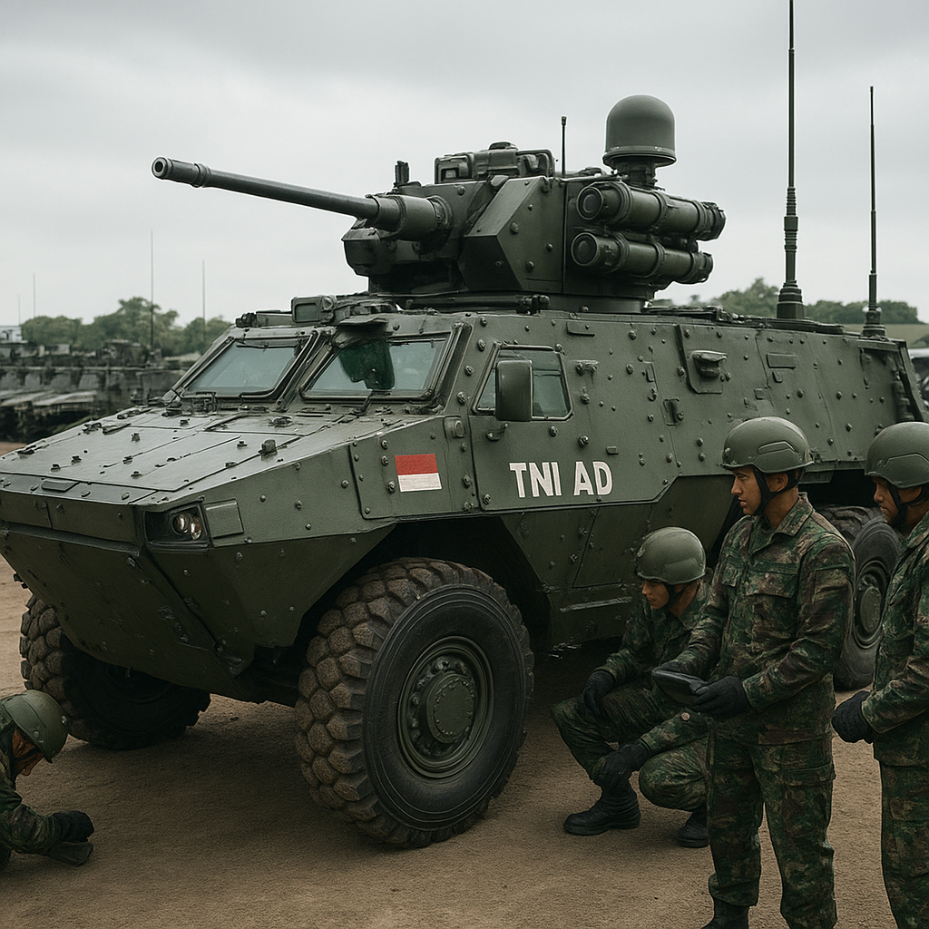 TNI AD Modernisasi Batalyon Kavaleri dengan Ranpur Anoa 6x6 Varian Baru