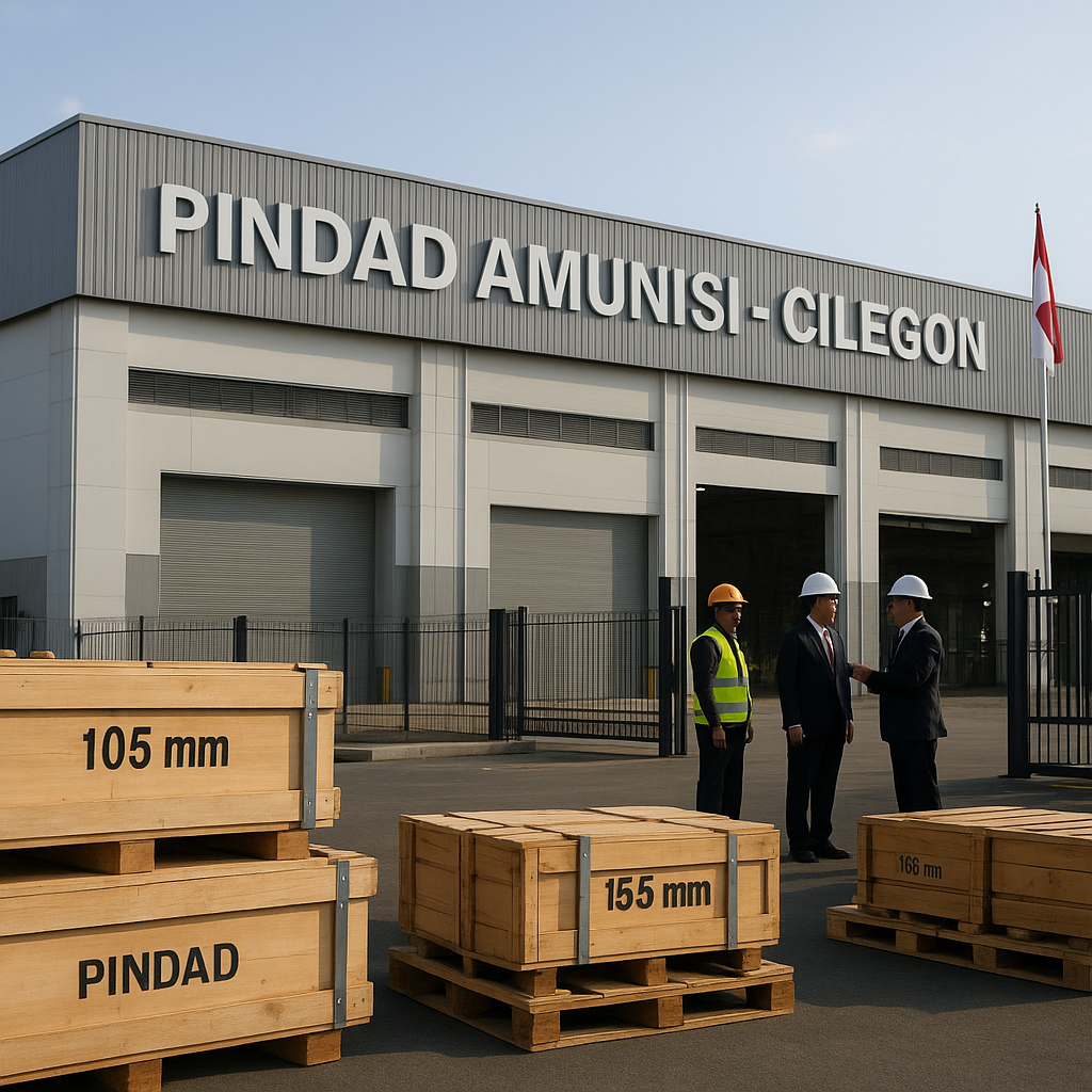 Pemerintah Dorong Kemandirian Produksi Amunisi Kaliber Besar: Pindad Amunisi Mulai Bangun Pabrik Baru di Cilegon