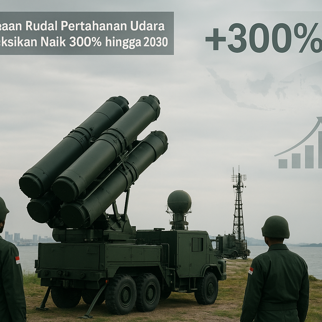 Data Intelijen Pasar: Permintaan Rudal Pertahanan Udara Indonesia Diproyeksikan Naik 300% hingga 2030