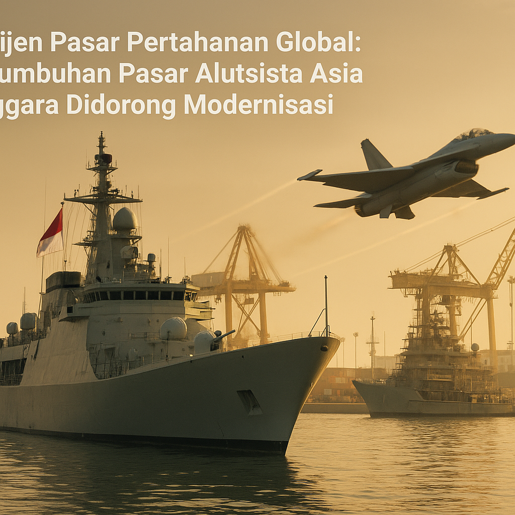 Intelijen Pasar Pertahanan Global: Pertumbuhan Pasar Alutsista Asia Tenggara Didorong Modernisasi