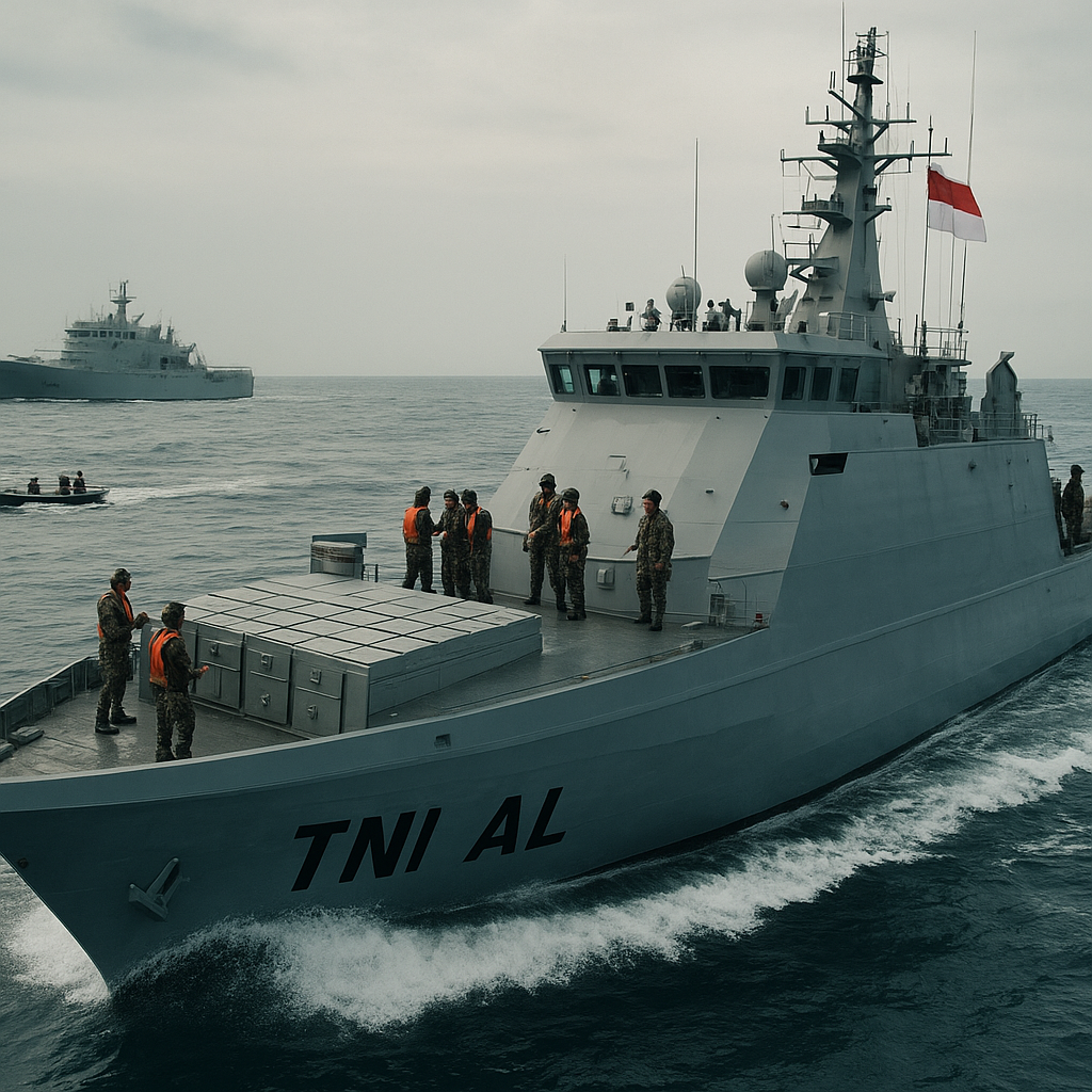 TNI AL Uji Coba Kapal Cepat Rudal KCR-90 dengan Sistem Peluncur Vertikal