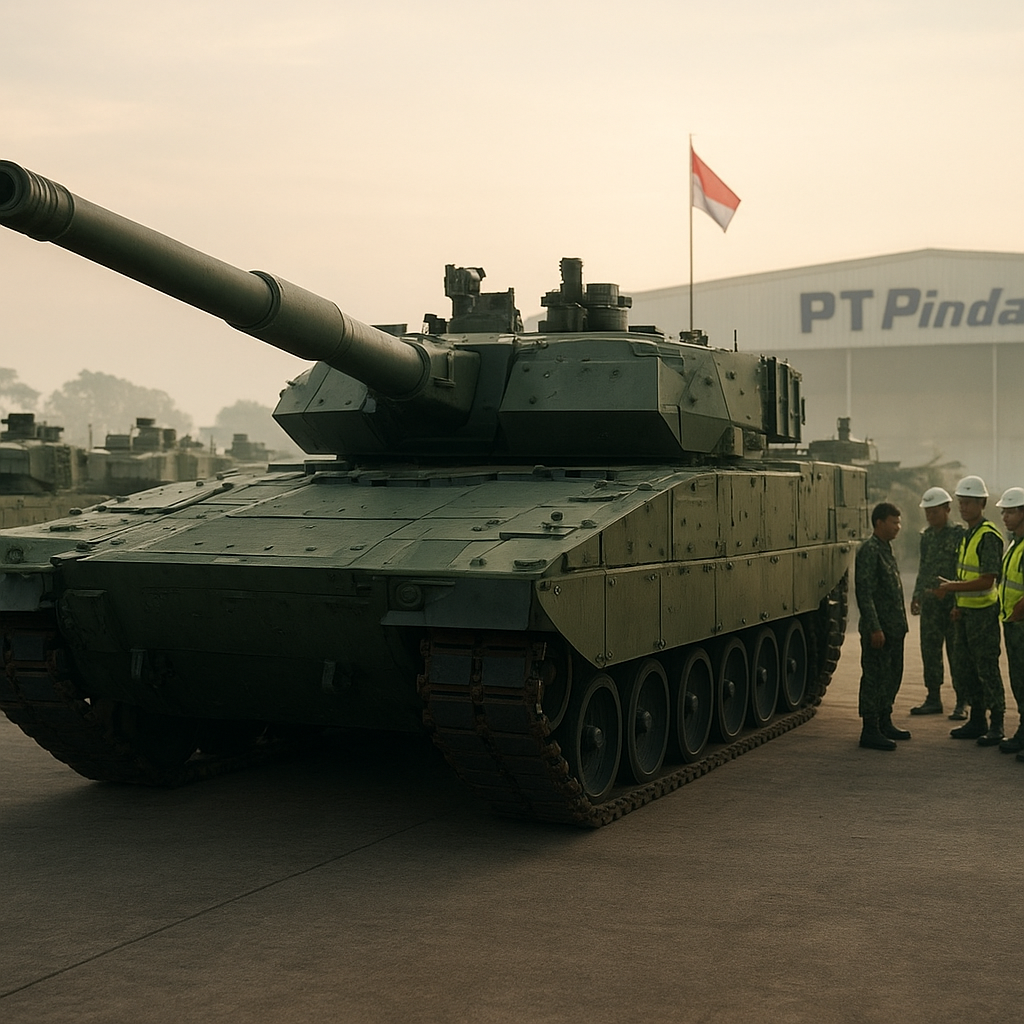 PT Pindad Selesaikan Produksi 50 Unit Tank Harimau untuk TNI AD