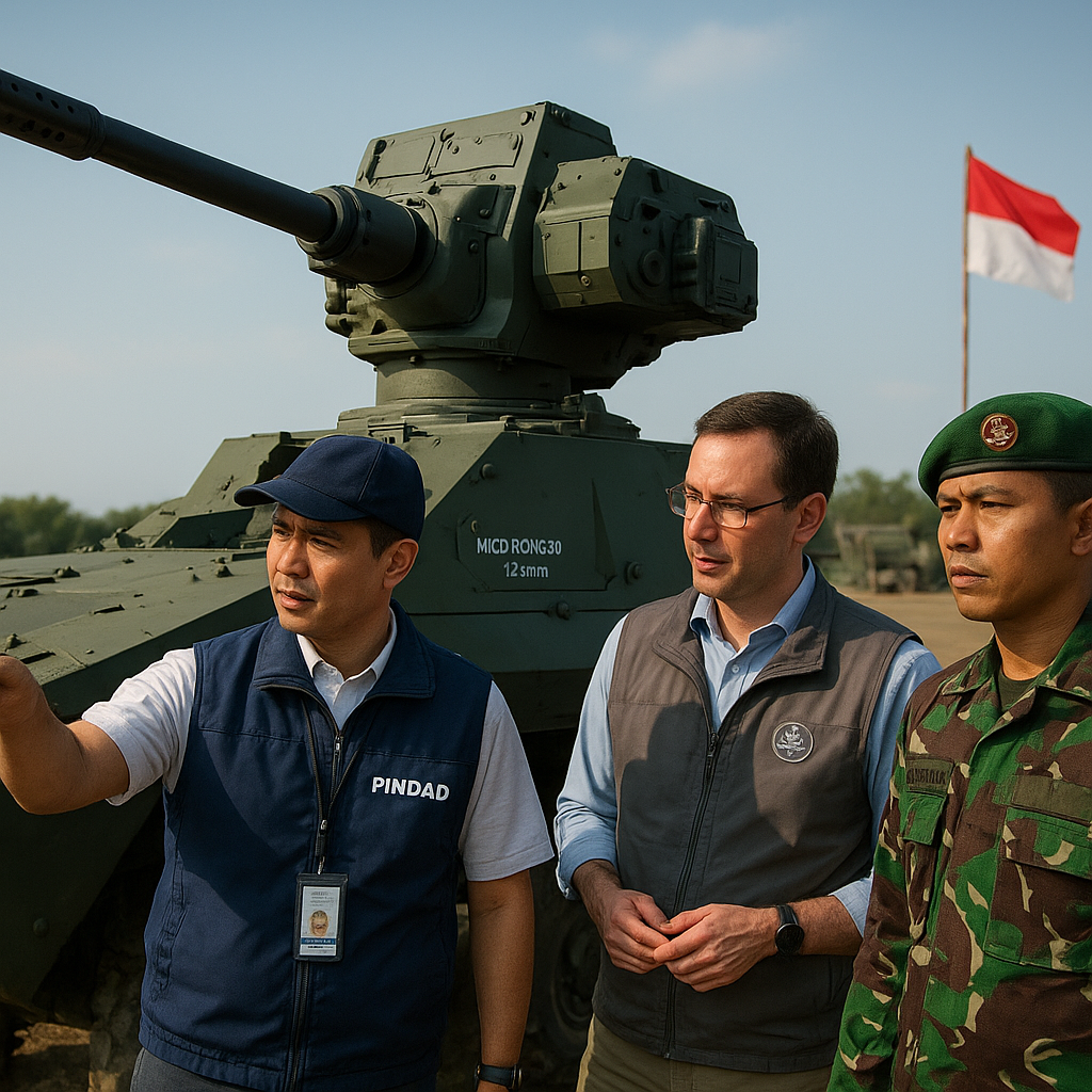 PT Pindad Kembangkan Sistem Turret Remote Kaliber 12,7 mm untuk Kendaraan Tempur Pandur II