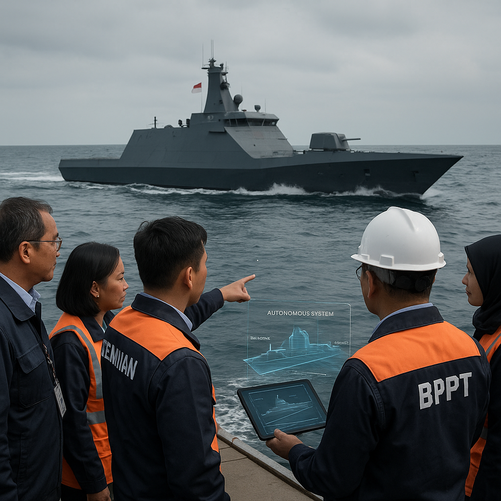 Kemhan dan BPPT Rampungkan Desain Konseptual Kapal Cepat Rudal (KCR) 60m Generasi Baru dengan Siluman dan Sistem Autonomous