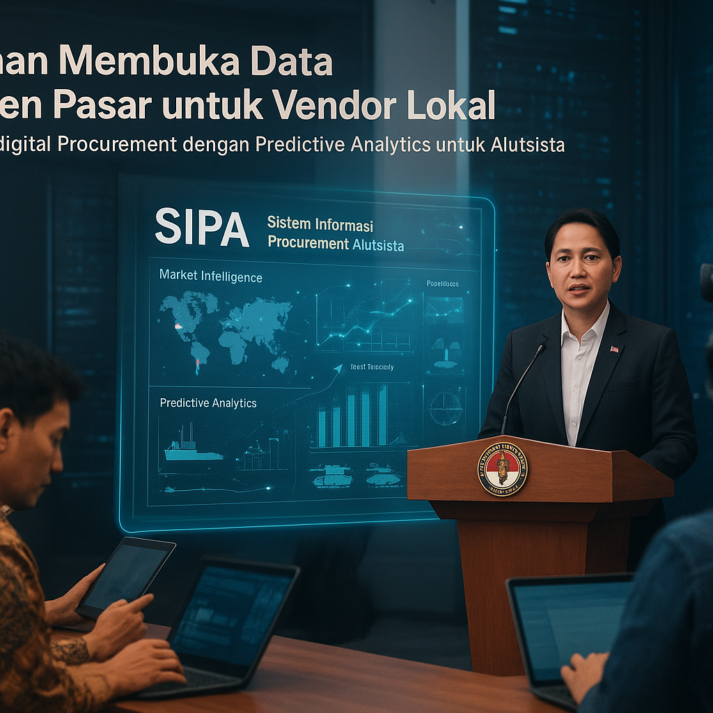 Kemhan Membuka Data Intelijen Pasar untuk Vendor Lokal: Platform Digital Procurement dengan Predictive Analytics untuk Alutsista