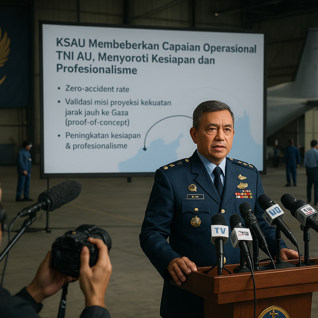 KSAU Membeberkan Capaian Operasional TNI AU, Menyoroti Kesiapan dan Profesionalisme
