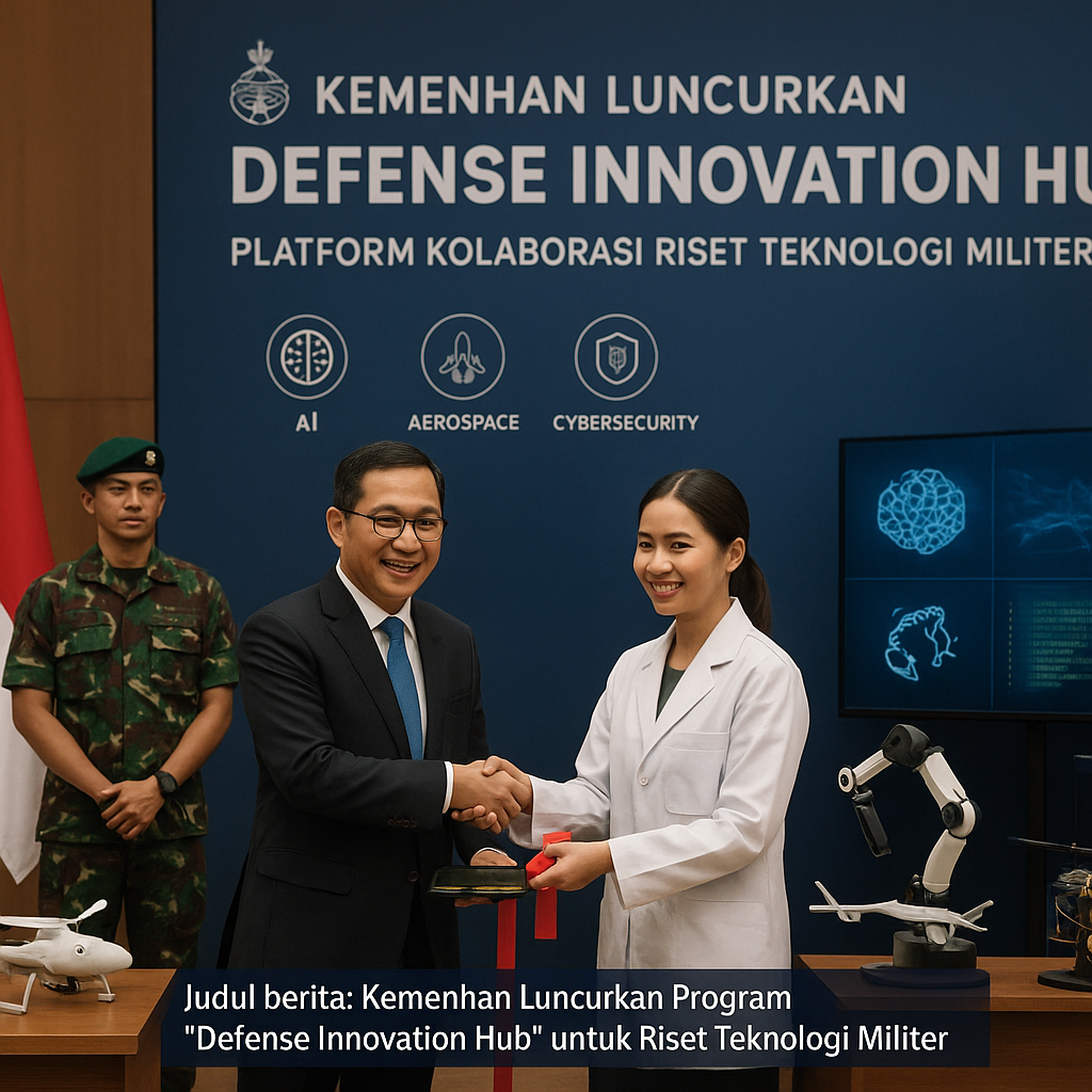 Kemenhan Luncurkan Program "Defense Innovation Hub" untuk Riset Teknologi Militer