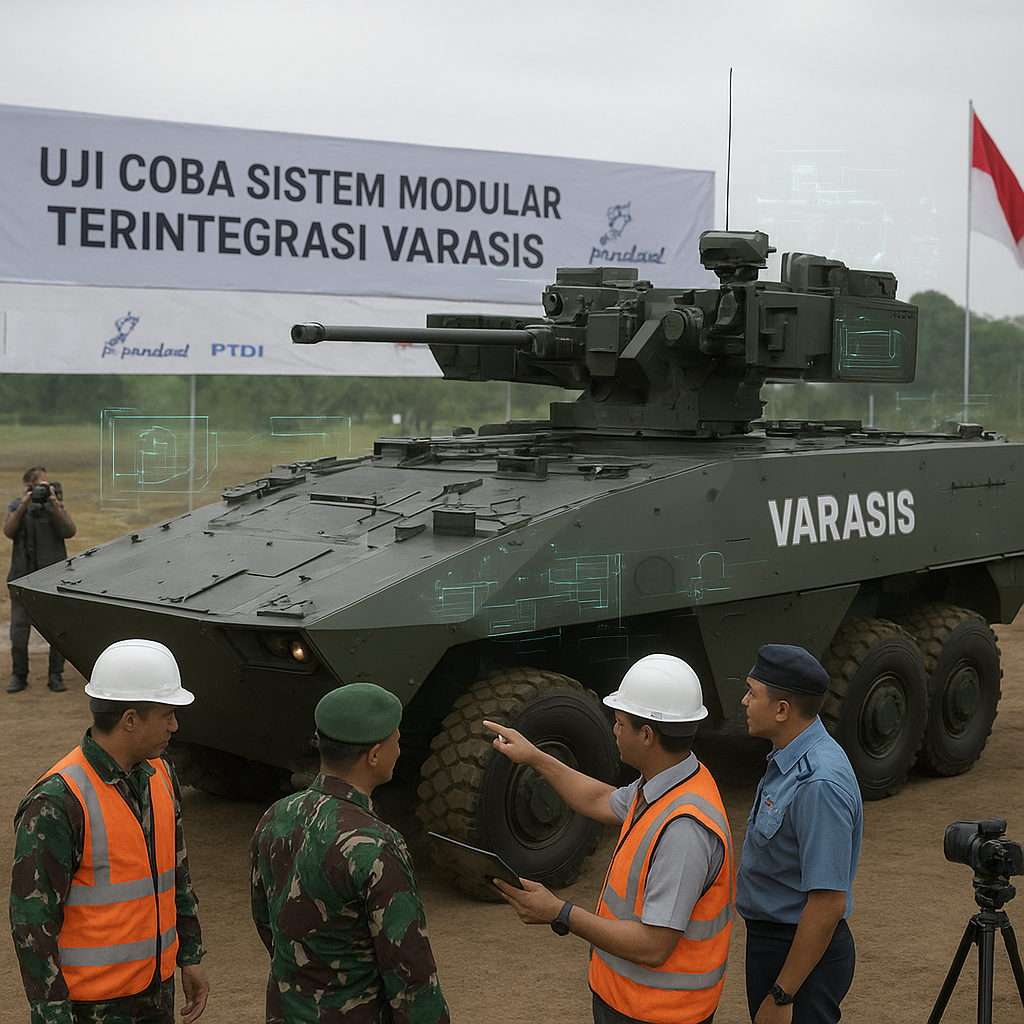 PT PINDAD dan PTDI Uji Coba Sistem Modular Terintegrasi untuk Varasis Medium IFV