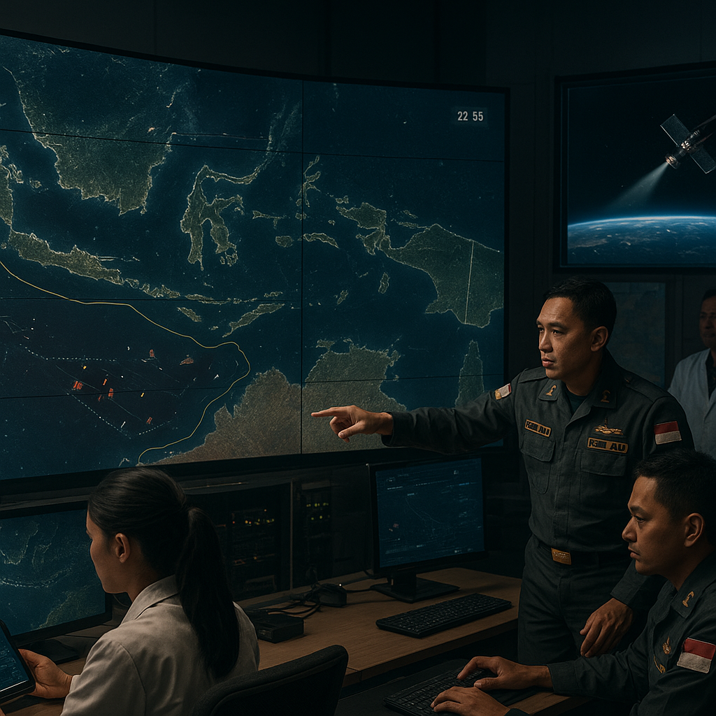 LAPAN dan TNI AU Kembangkan Satellite-Based Maritime Intelligence untuk Pengawasan ZEE
