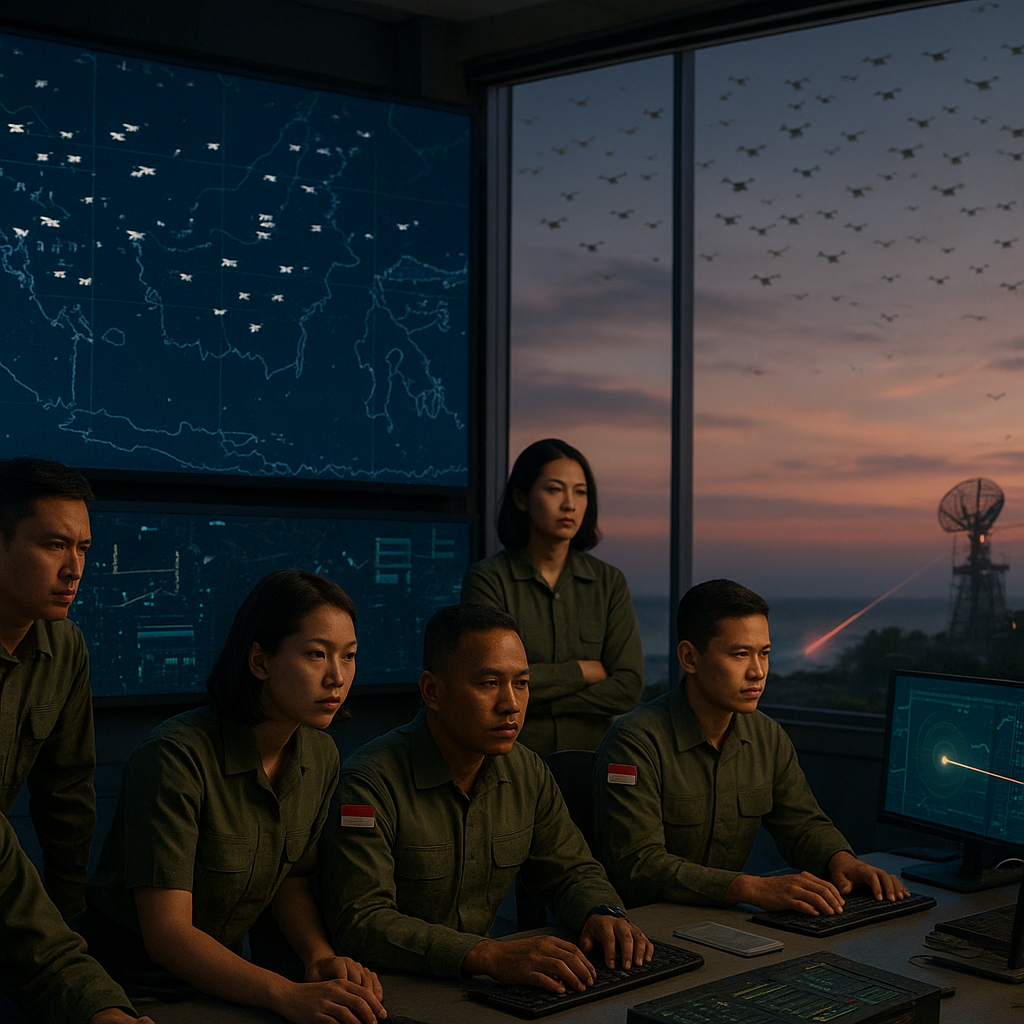 Analisis Pasar Global: Tren Pengembangan Drone Swarm dan Implikasinya bagi Strategi Pertahanan Udara Indonesia