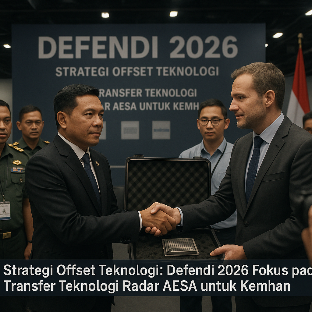 Strategi Offset Teknologi: Defendi 2026 Fokus pada Transfer Teknologi Radar AESA untuk Kemhan