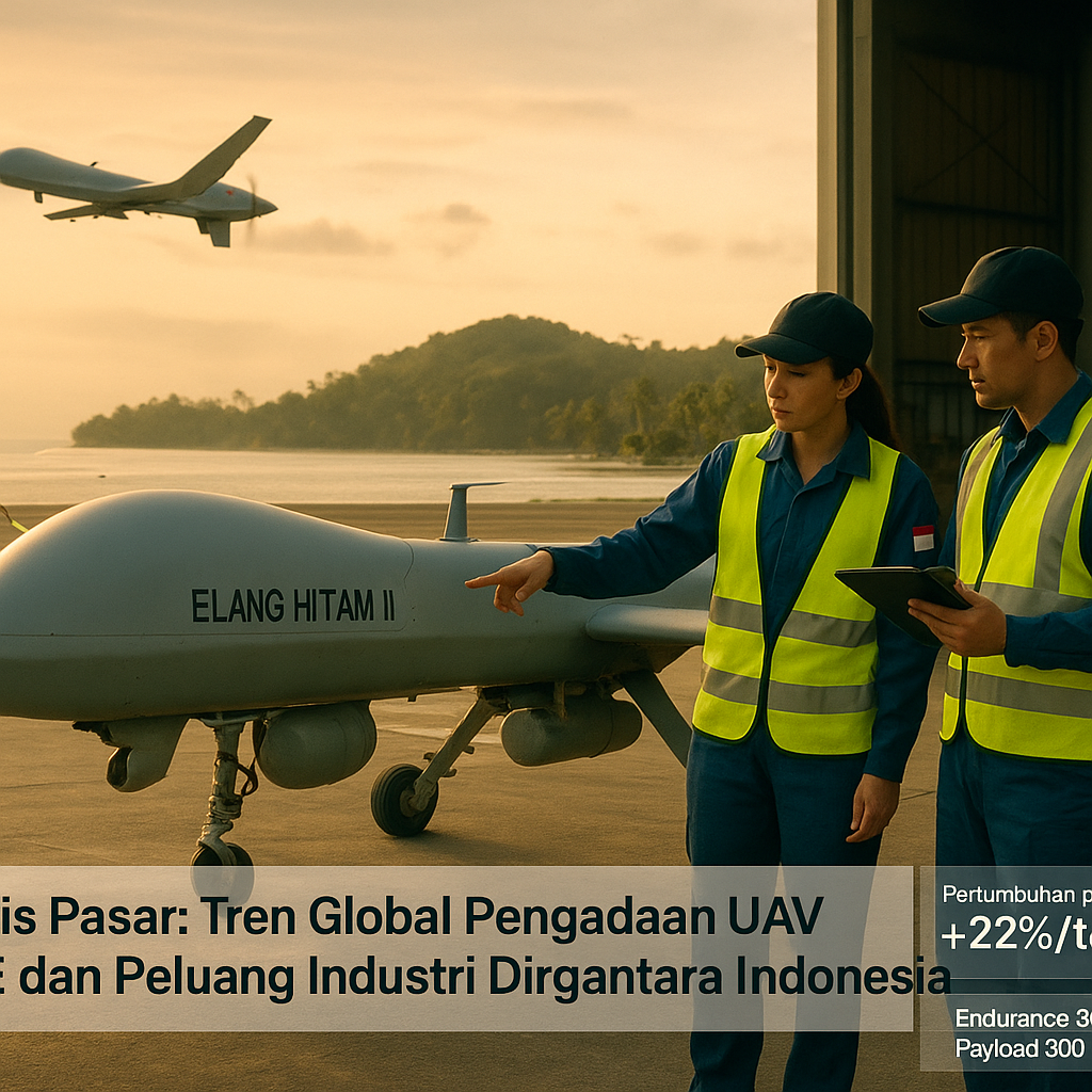 Analisis Pasar: Tren Global Pengadaan UAV MALE (Medium Altitude Long Endurance) dan Peluang Industri Dirgantara Indonesia