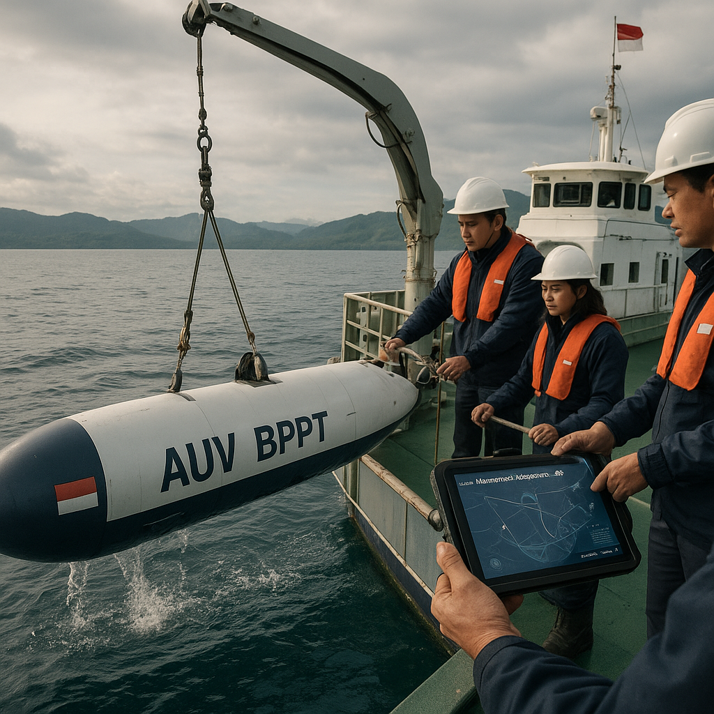 Pengembangan Autonomous Underwater Vehicle (AUV) untuk Survei Maritim oleh BPPT